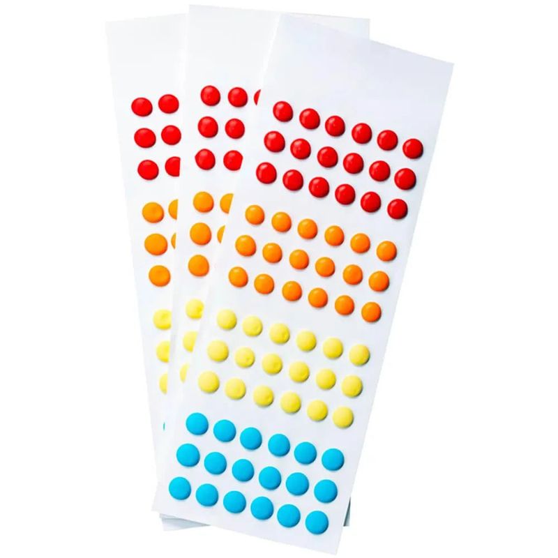 Candy Buttons on Paper