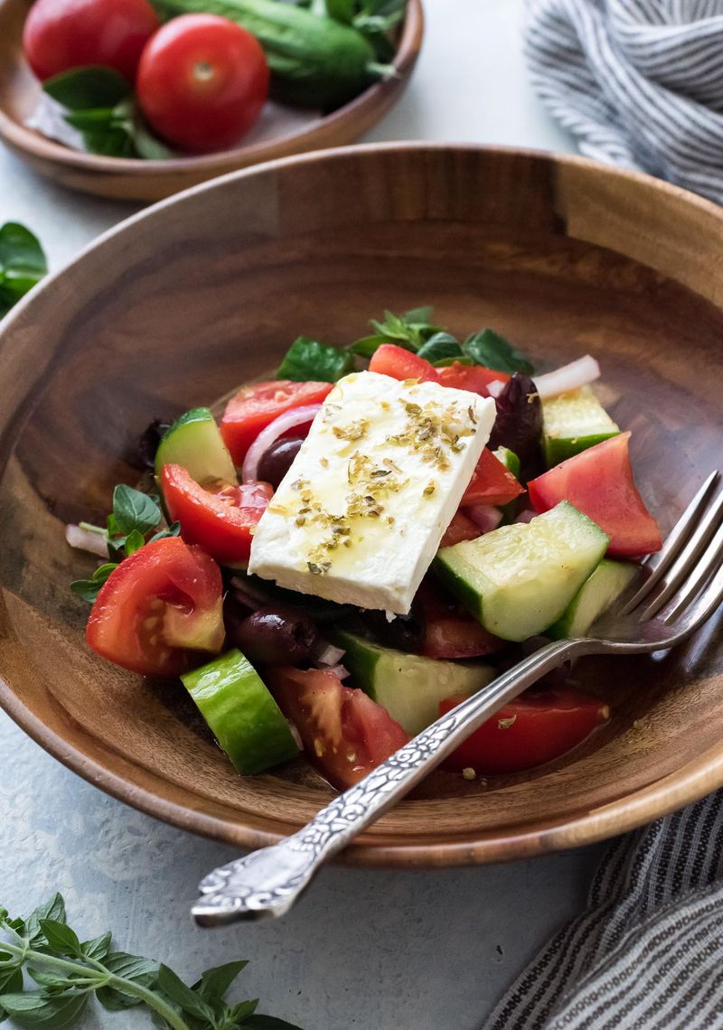Classic Horiatiki (Village Salad)