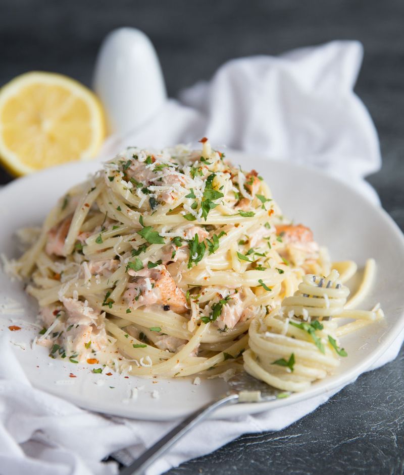 Smoked Salmon Cream Sauce with Dill