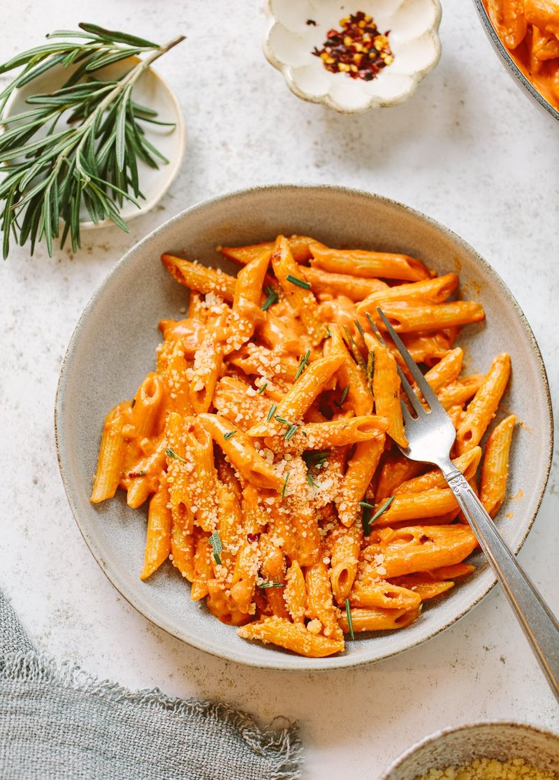 Spicy Creamy Vodka Sauce
