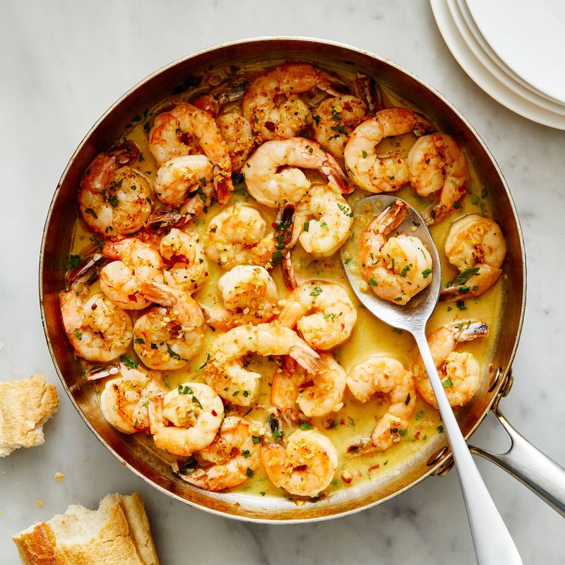 Shrimp Scampi with Extra Butter