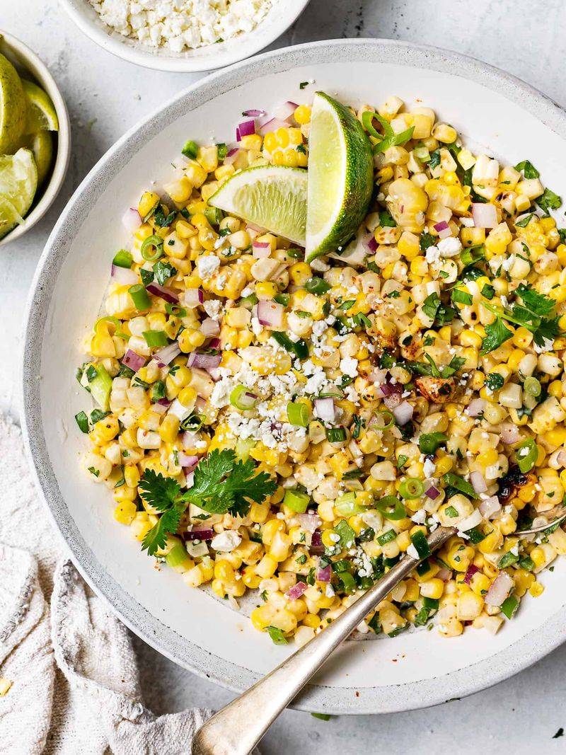 Mexican Street Corn Salad (Esquites)