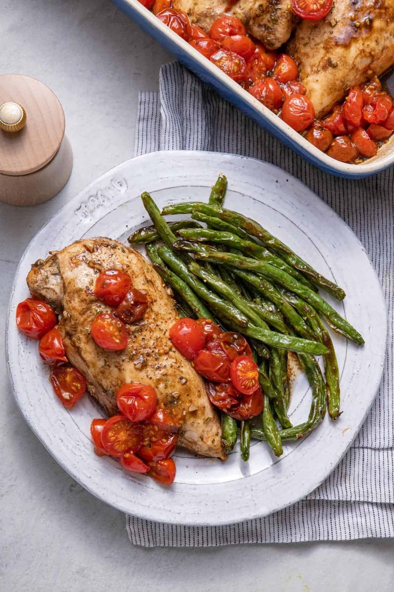 Balsamic Chicken with Roasted Tomatoes