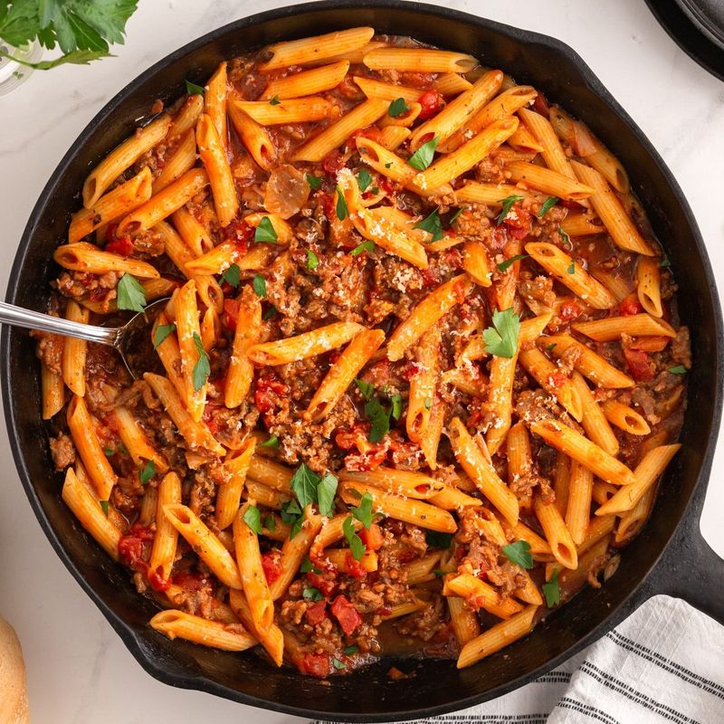 One-Pan Italian Sausage and Rigatoni