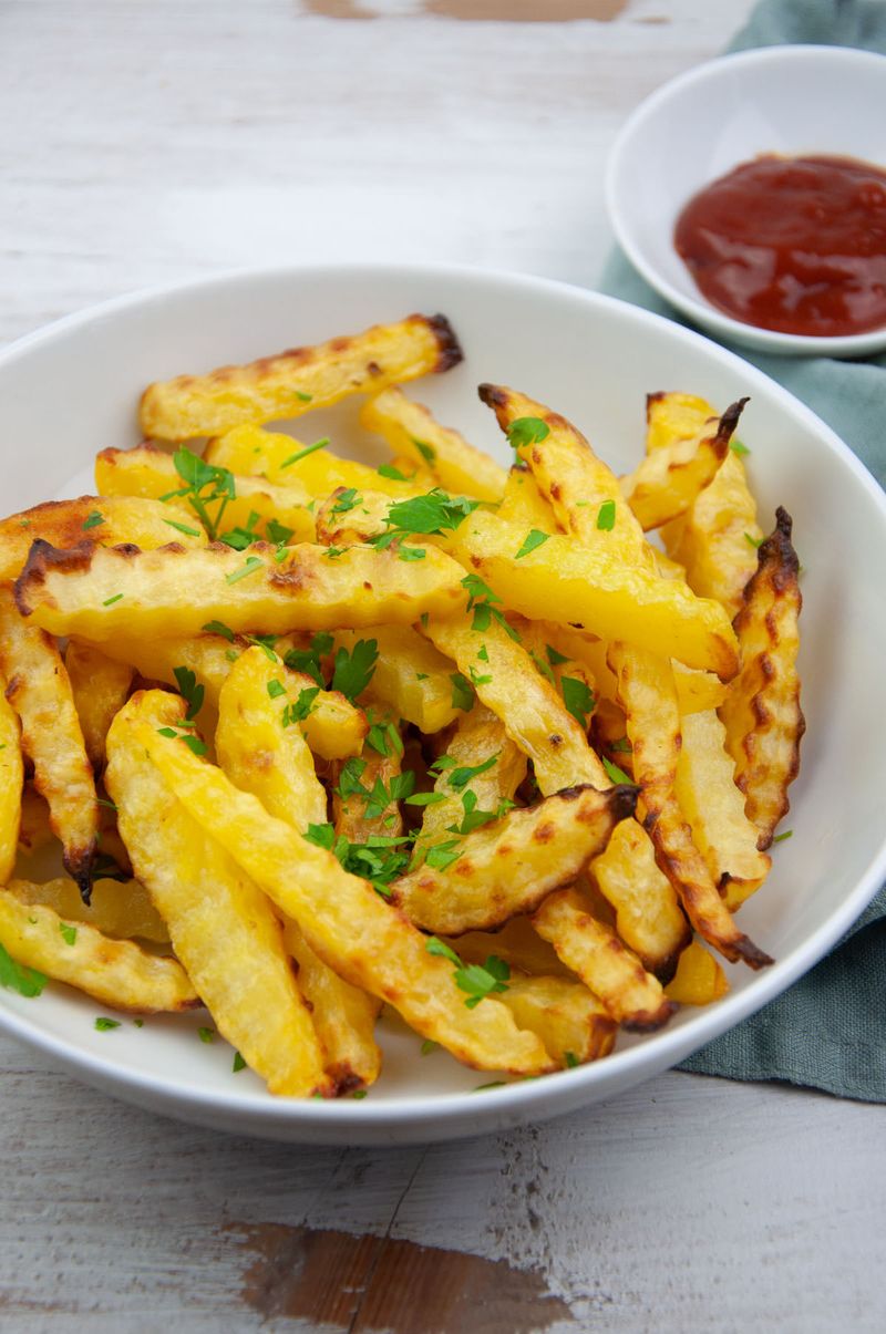 Golden Crinkle-Cut Fries