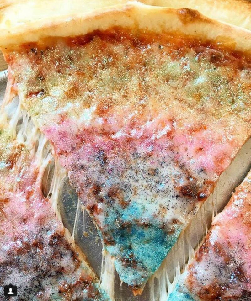 Rainbow Unicorn Pizza