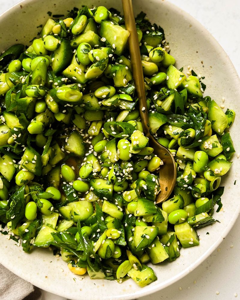 Cucumber & Edamame Salad