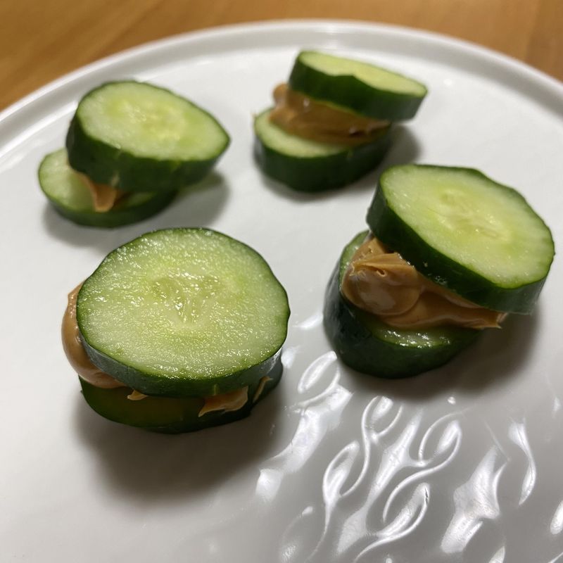 Cucumber + Peanut Butter