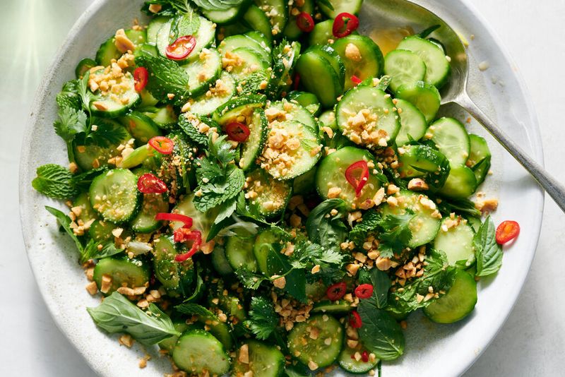 Spicy Thai Cucumber Salad