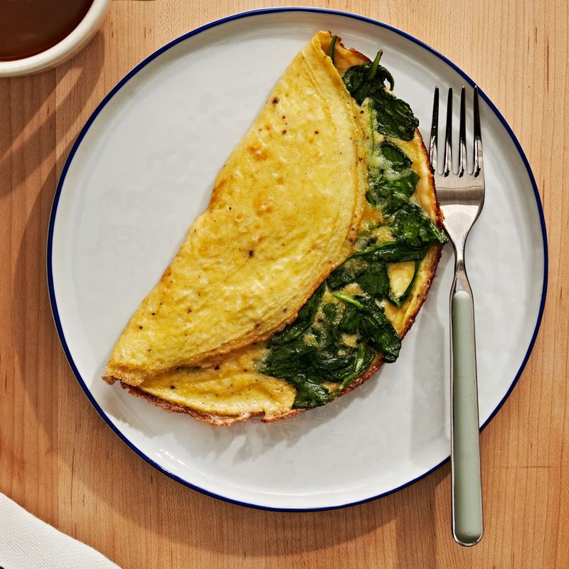 Spinach and Egg White Omelet