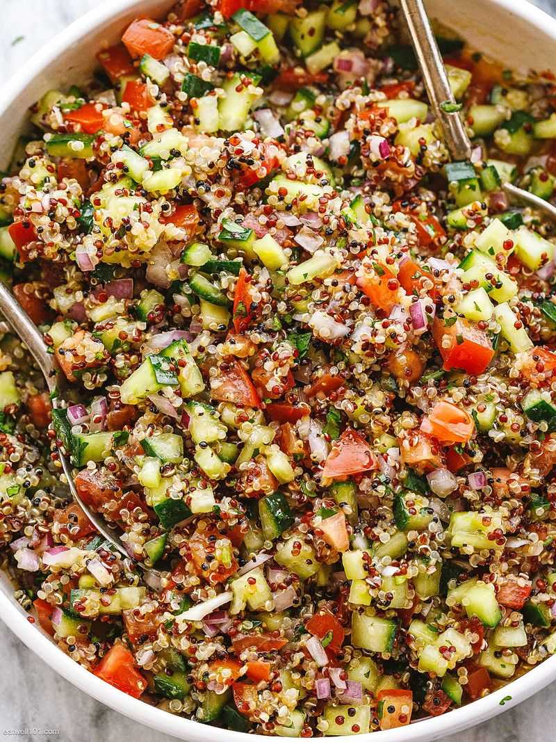 Cucumber & Quinoa Salad