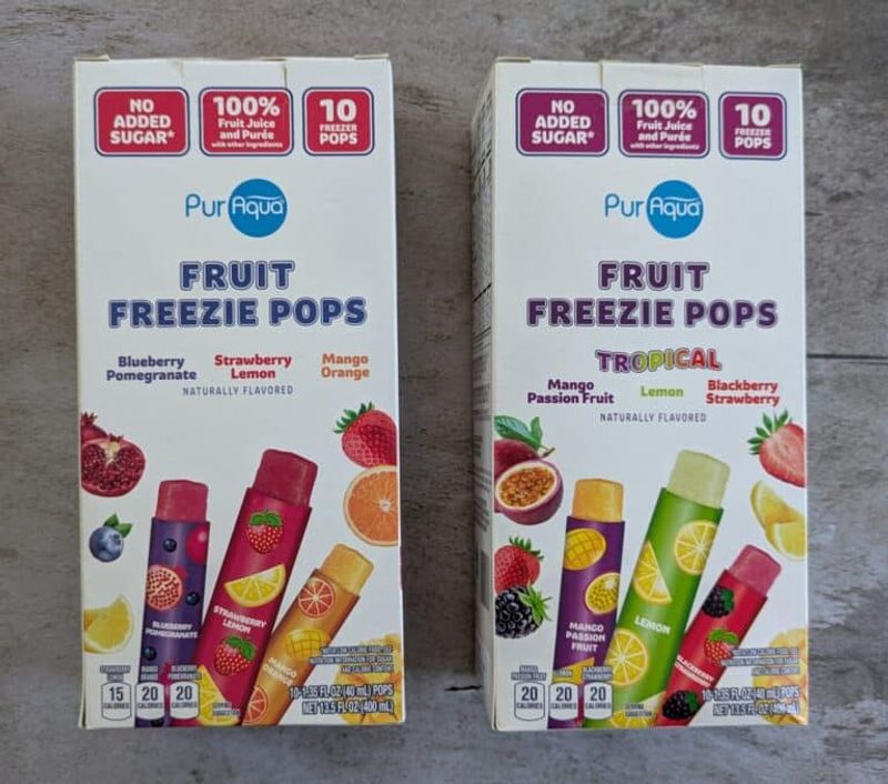 PurAqua Frozen Juice Pops (ALDI)