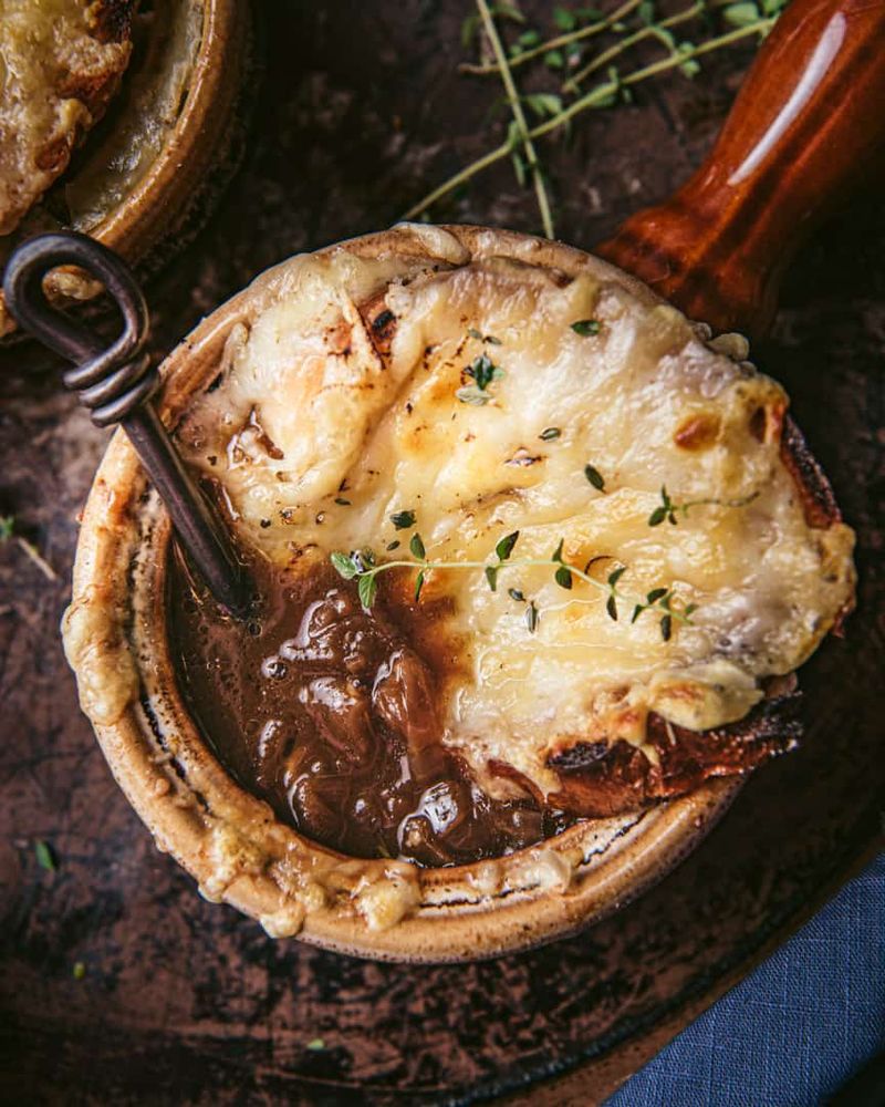 French Onion Soup with That Broiler Finish