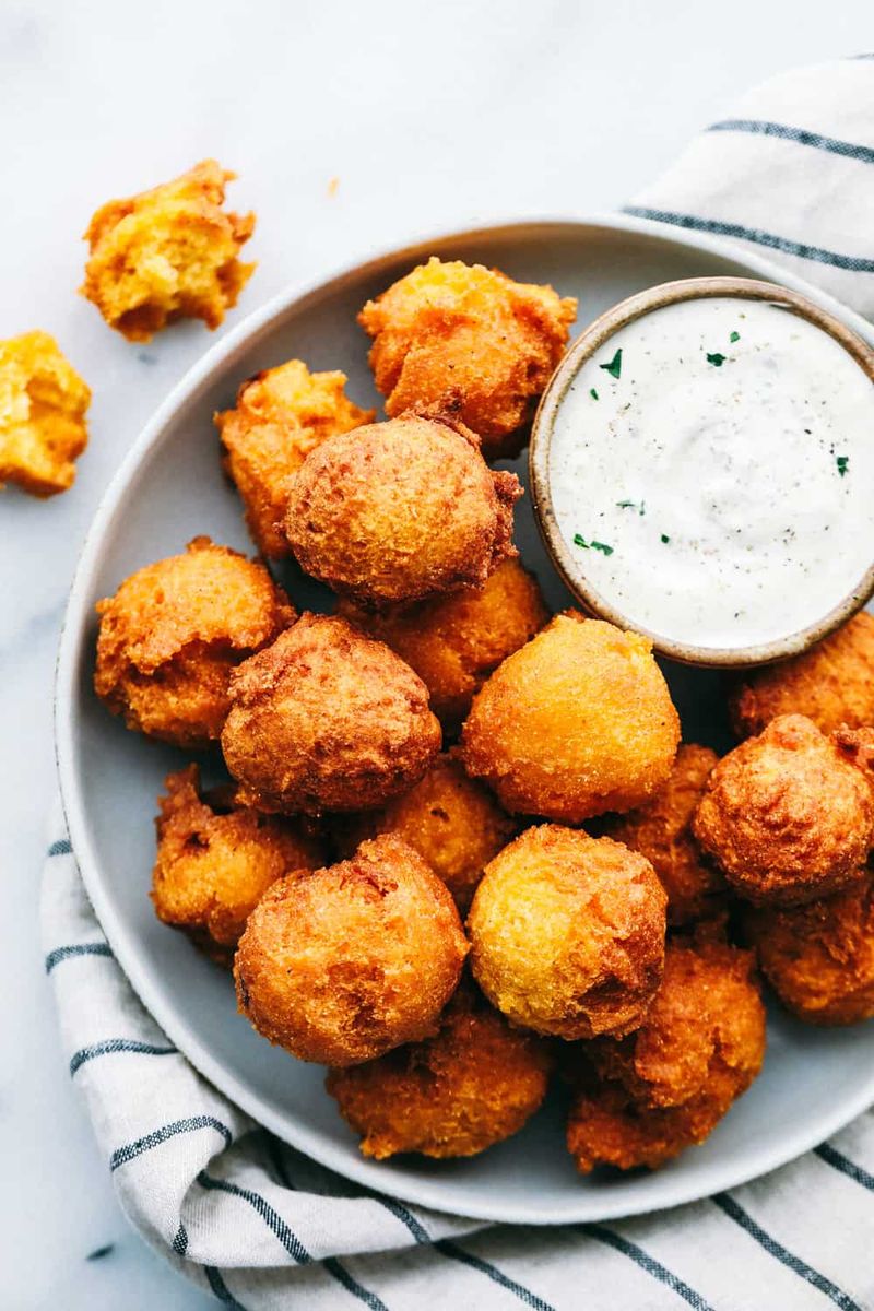 Hushpuppies Without Cornmeal Texture