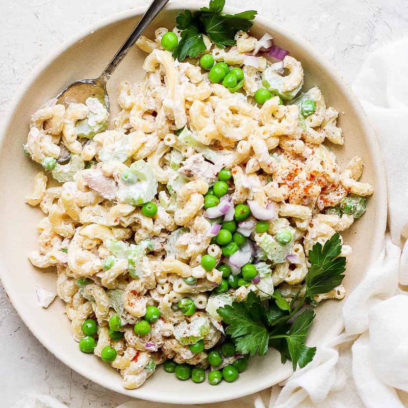 Tuna Pasta Salad with Peas