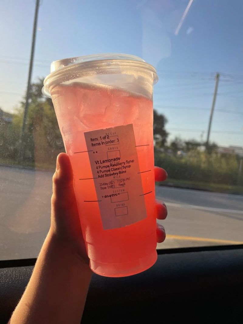Lemonade with Raspberry Syrup