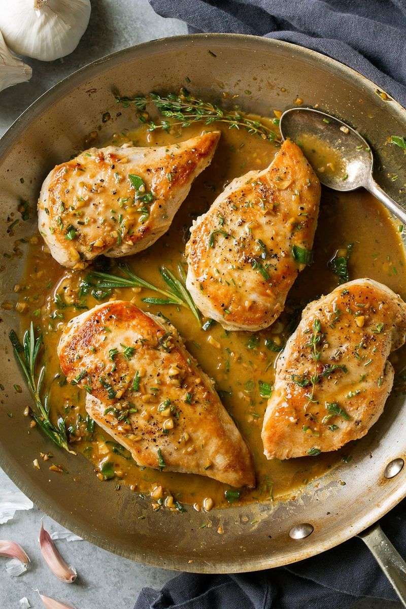 Creamy Herb Chicken with Garlic Butter Sauce