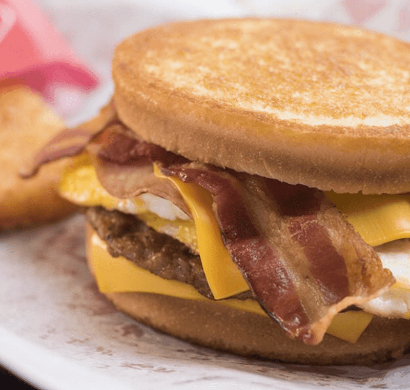 Jack in the Box Loaded Breakfast Sandwich