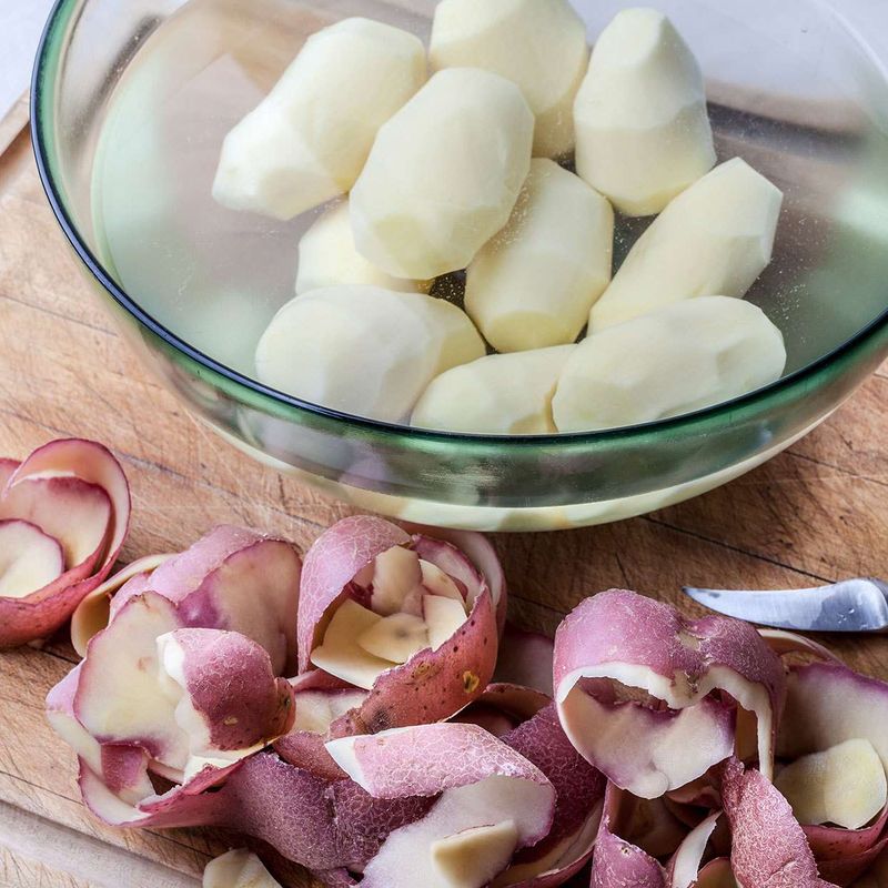 Not Drying Potatoes After Washing