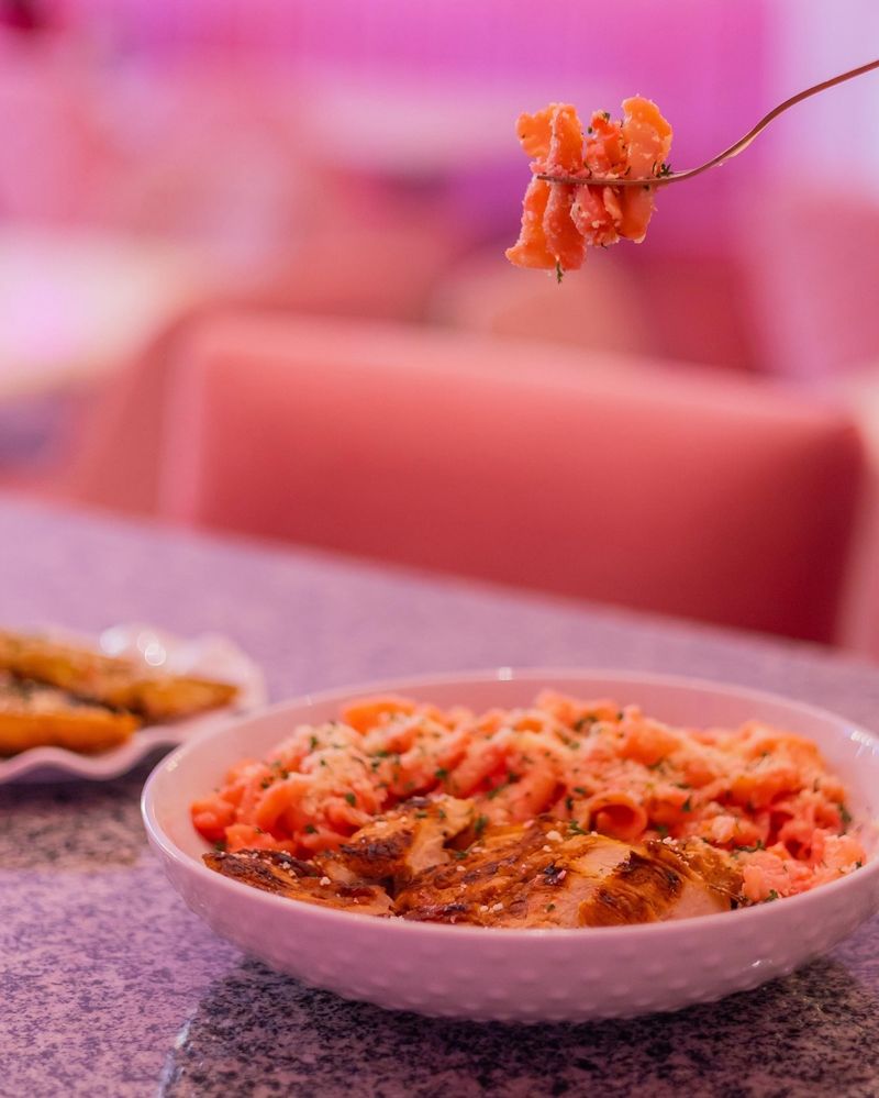 Pink Pasta Spots (Various Instagram Cafés)
