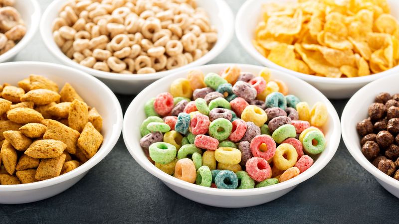 Loading Up on Sugary Cereal