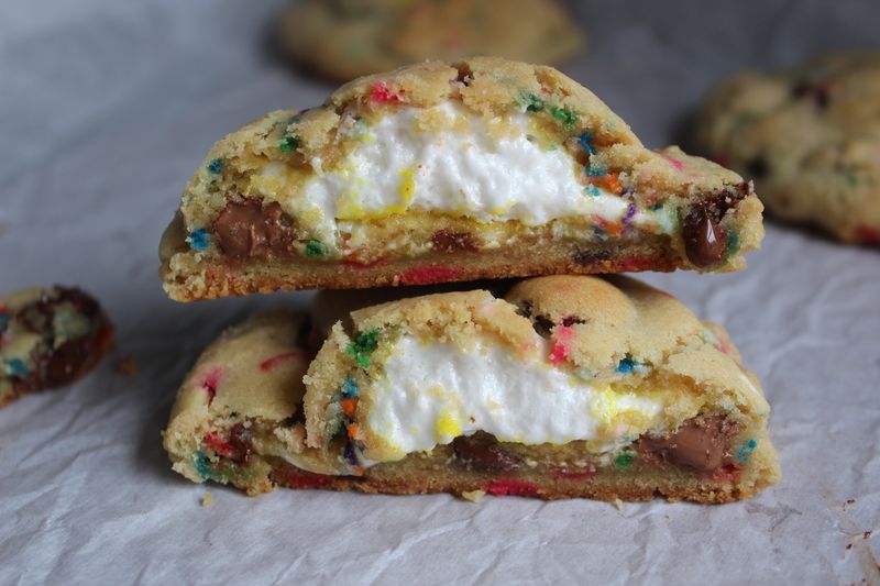 Peeps-Stuffed Cookie Cups