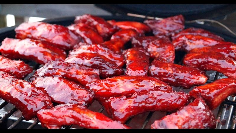 Spare Ribs in Red Sauce (Buffet Style)