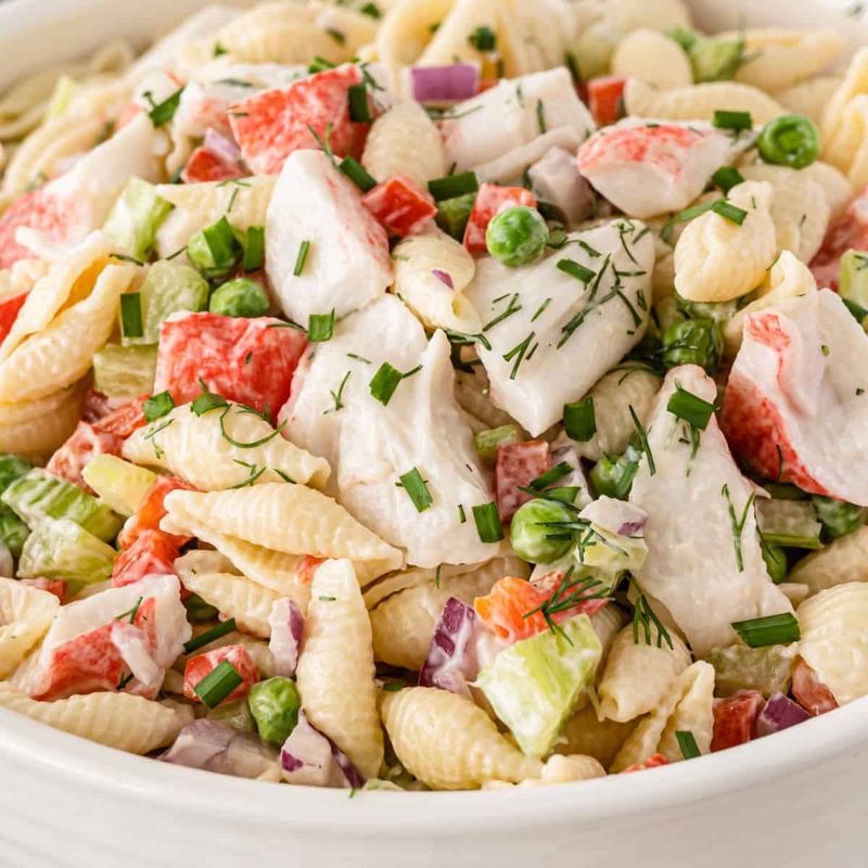 Crab Pasta Salad (Imitation Style)