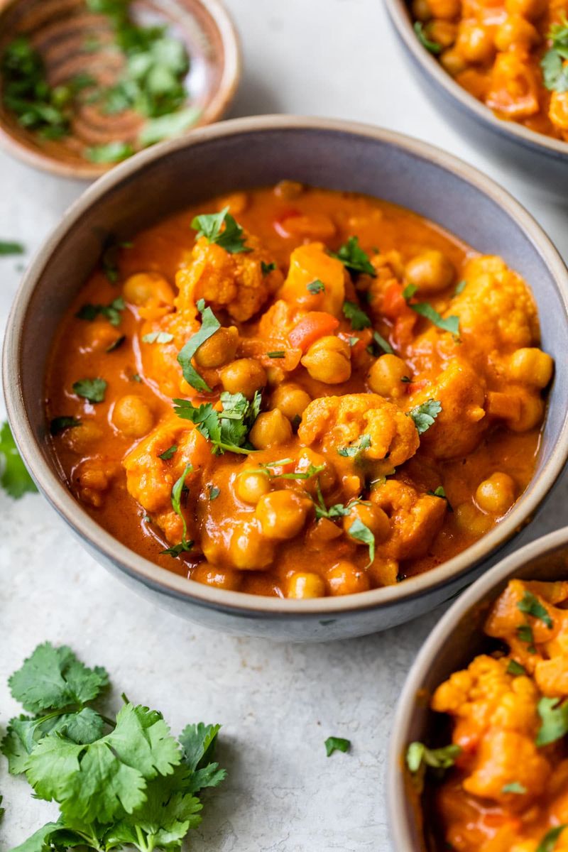 Cauliflower and Chickpea Curry