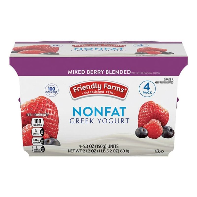 Friendly Farms Greek Yogurt 4-Pack