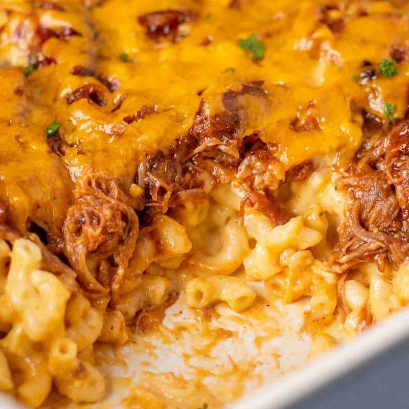 BBQ Pulled Pork Mac & Cheese