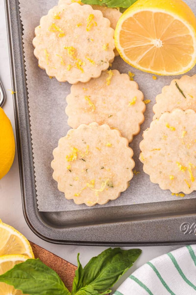 Lemon White Chocolate Dipped Shortbread