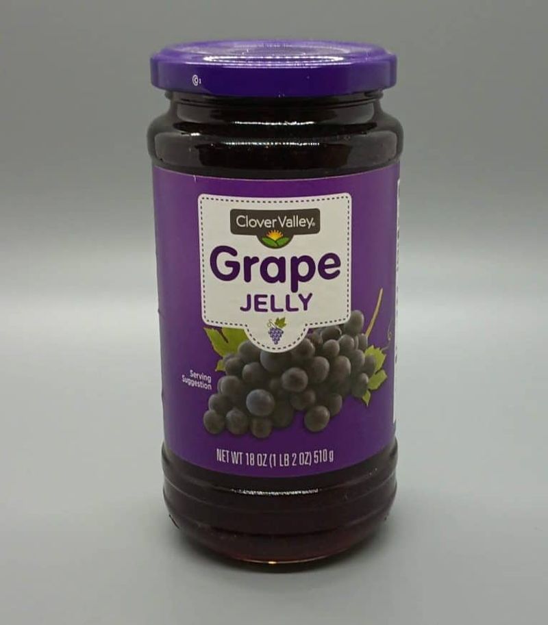Clover Valley Grape Jelly (Dollar General)