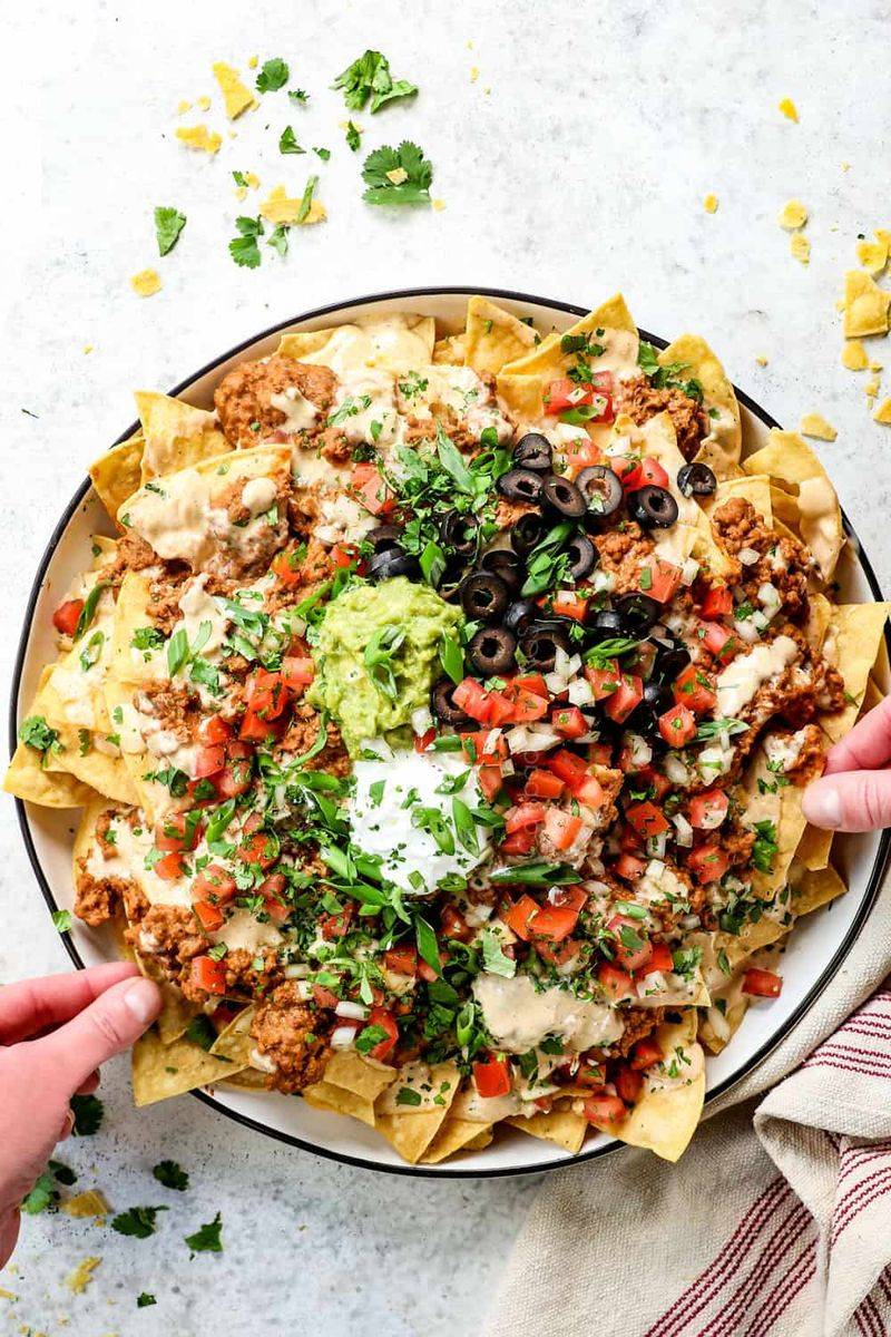 Sour Cream-Laden Nachos