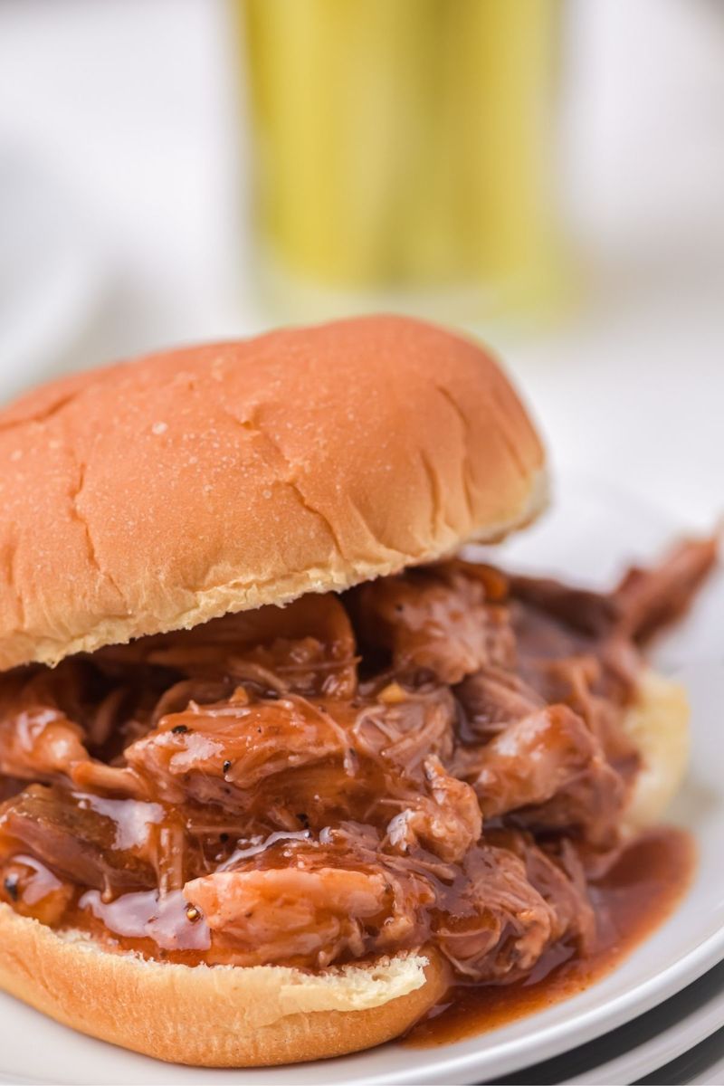 Pulled Pork Drenched in Sauce