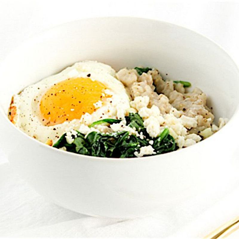 Savory Feta Oatmeal