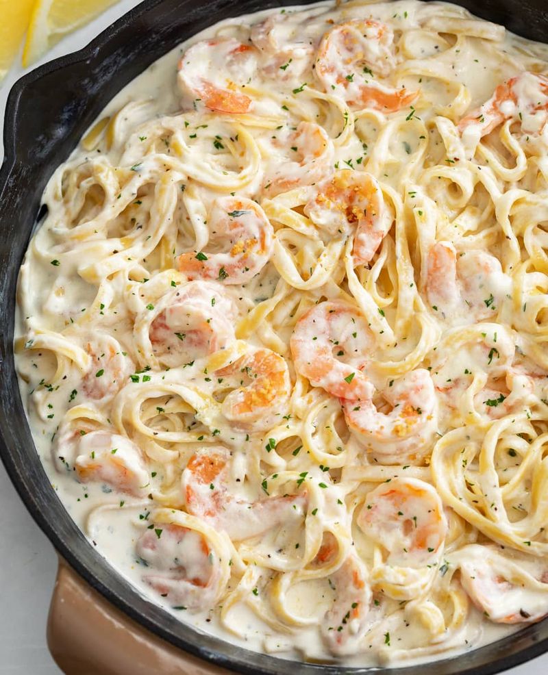 Seafood Alfredo