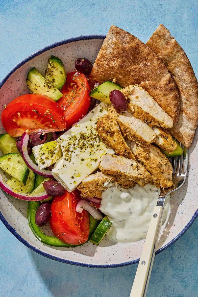 Chicken Gyro Salad