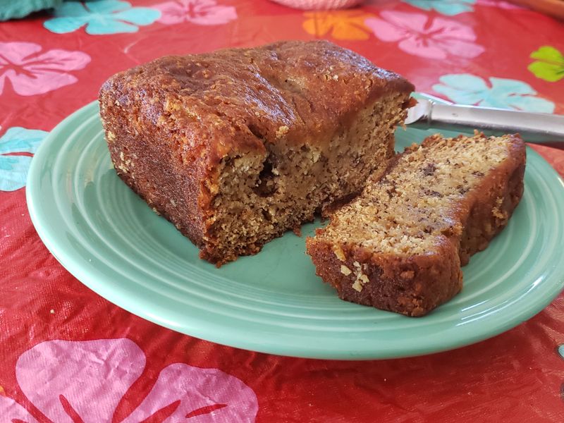 Banana Bread with 3 Bananas and No Structure