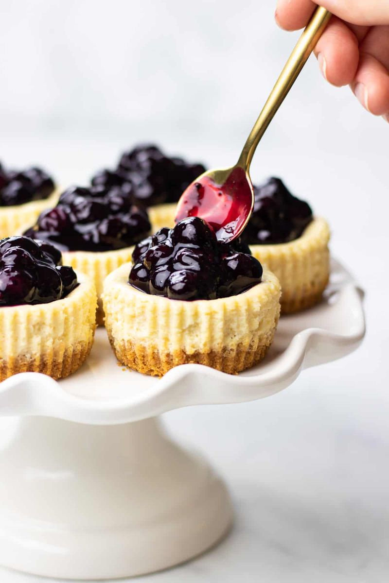 Mini Berry Cheesecakes