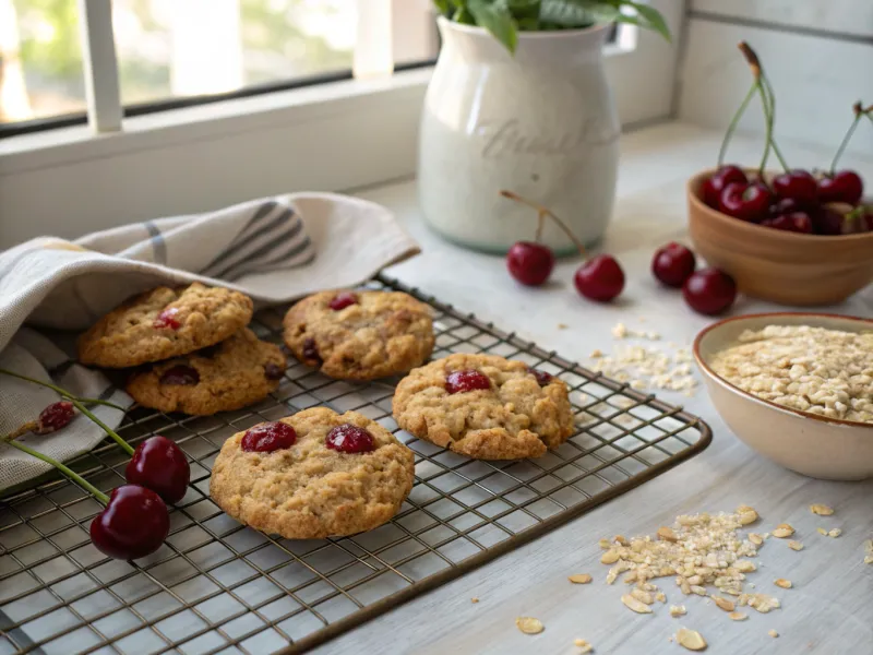 Cherry Oat Cookies