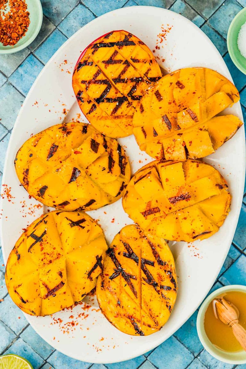 Grilled Mango with Chili and Lime