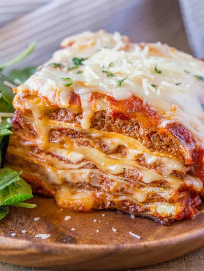 Lasagna with Meat Sauce