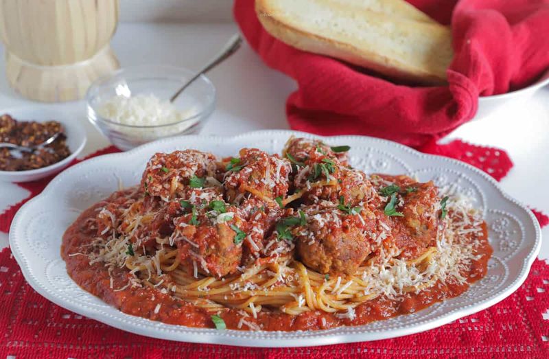 Spaghetti with Marinara Sauce