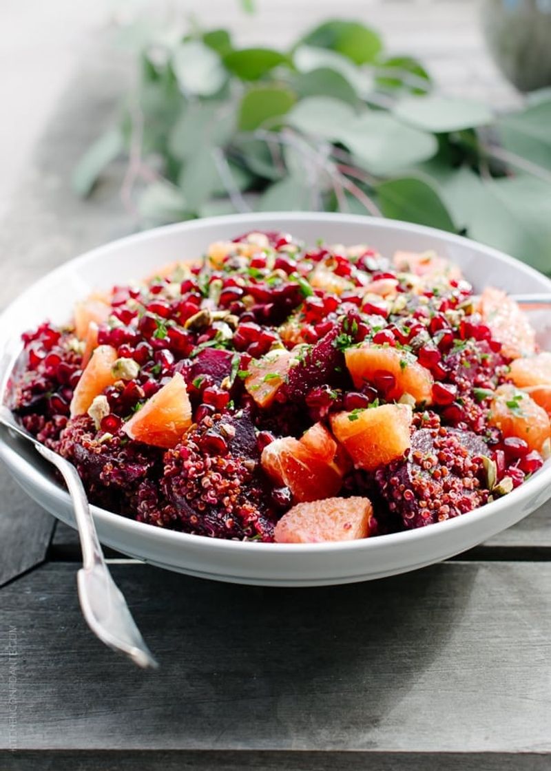Quinoa Salad with Roasted Beets and Oranges