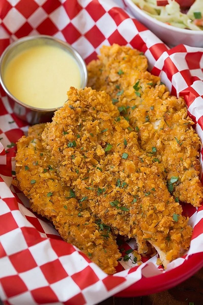 Chicken Tenders with Stadium-Style Honey Mustard