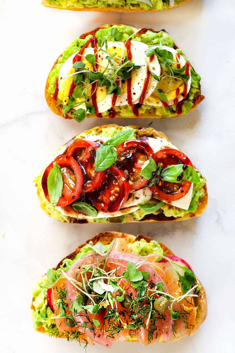 Avocado Toast with Toppings