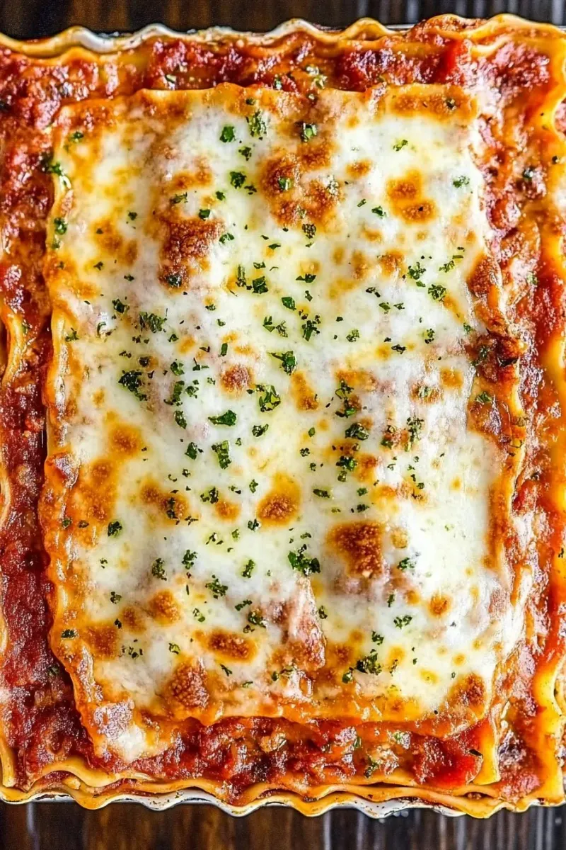Lasagna with Homemade Noodles