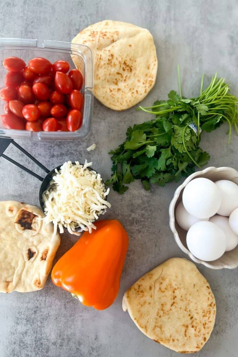 Mini Naan or Tortilla Wraps