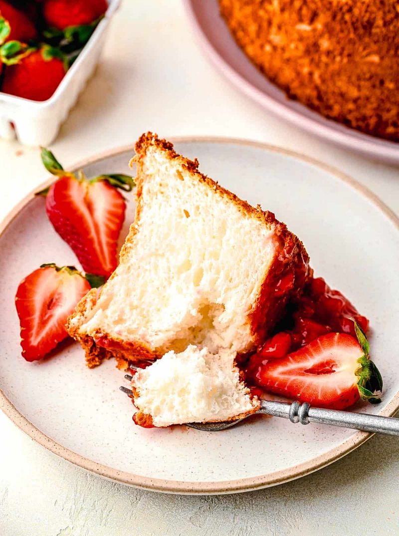 Angel Food Cake with Store-Bought Berries